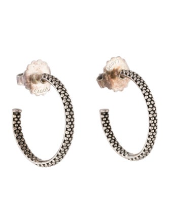 Lagos Beaded Hoop Earrings