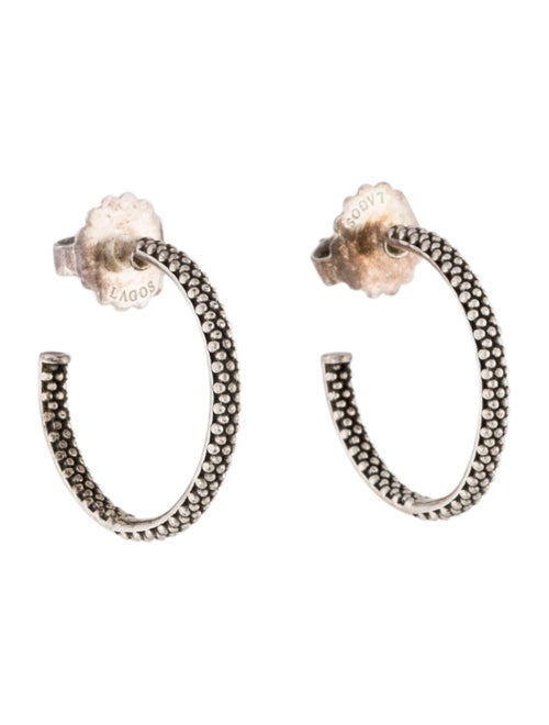 Lagos Beaded Hoop Earrings