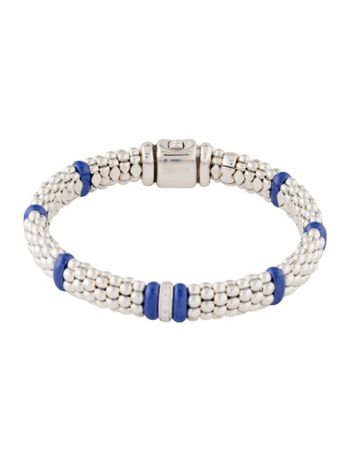 Lagos Diamond & Ceramic Single Station Bracelet