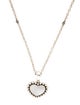 Lagos Maya Mother of Pearl Heart Pendant Necklace