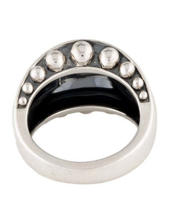 Lagos Two-Tone Caviar Graduated Band