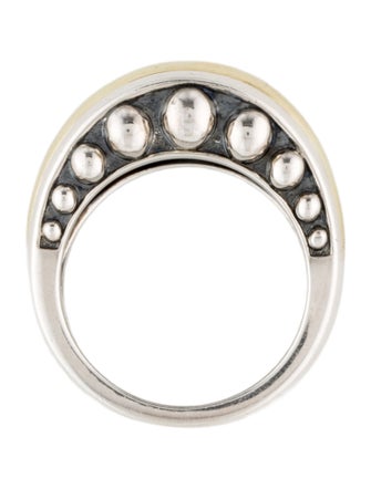 Lagos Two-Tone Caviar Graduated Band