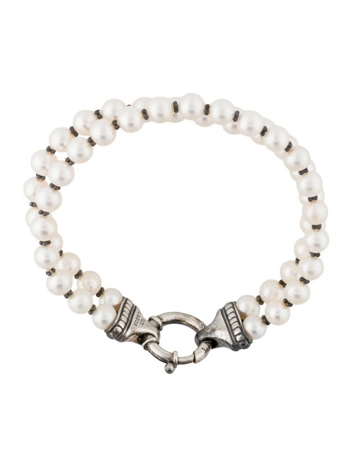 Lagos Pearl Luna Two Strand Bracelet