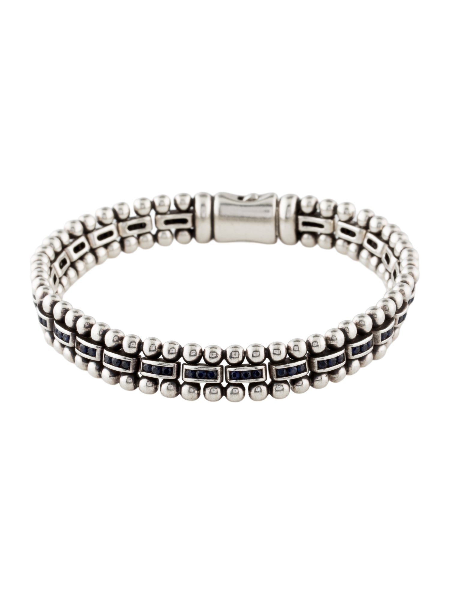 Lagos 2.33ctw Sapphire Link Bracelet