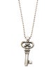 Lagos Caviar Key Pendant Necklace
