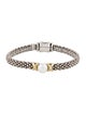 Lagos Two-Tone Pearl X Caviar Bracelet