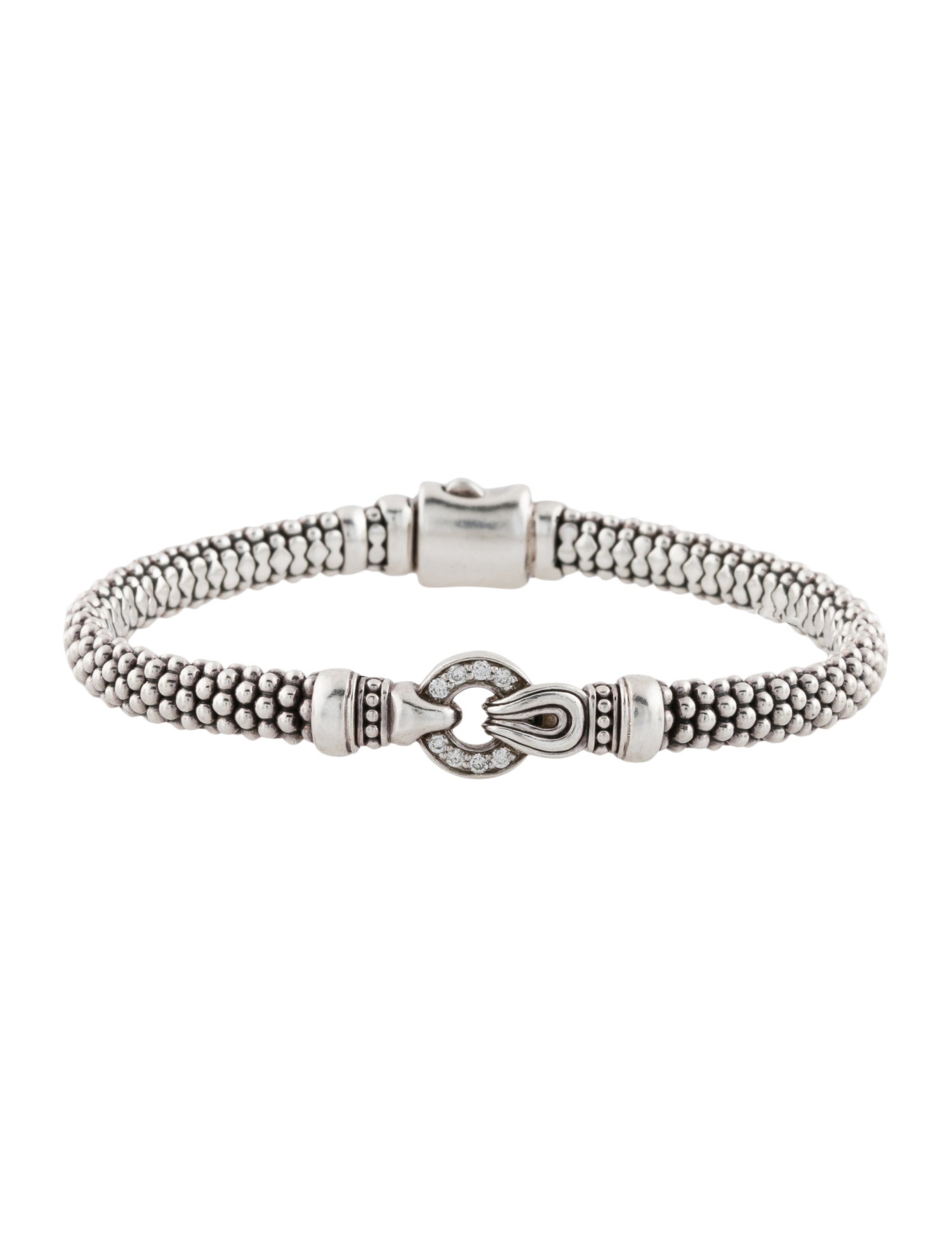 Lagos Diamond Circle Station Bracelet