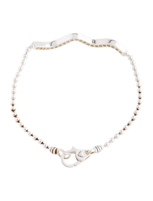 Lagos Diamond Beaded Wave Bracelet