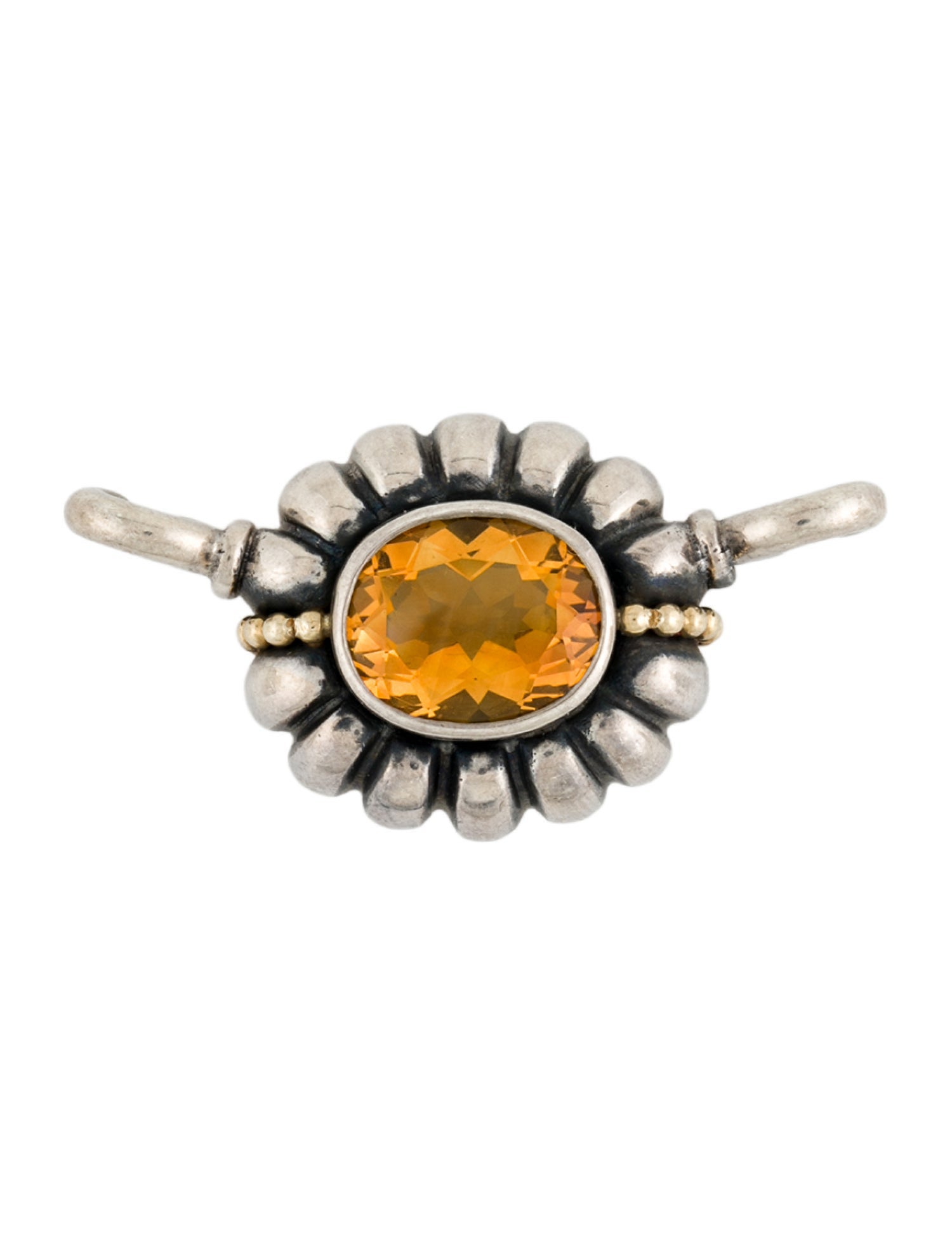 Lagos Citrine Caviar Enhancer Pendant