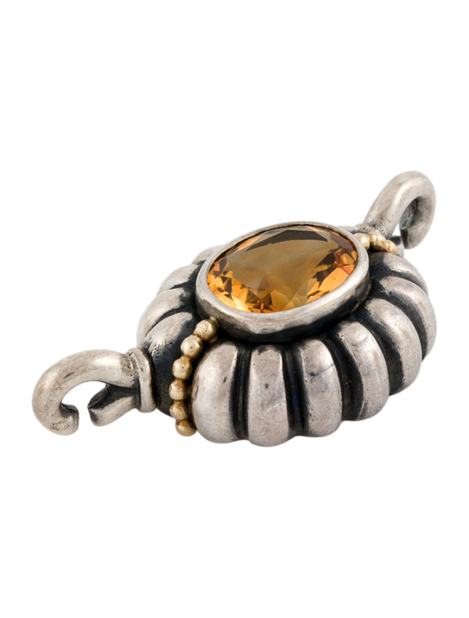 Lagos Citrine Caviar Enhancer Pendant