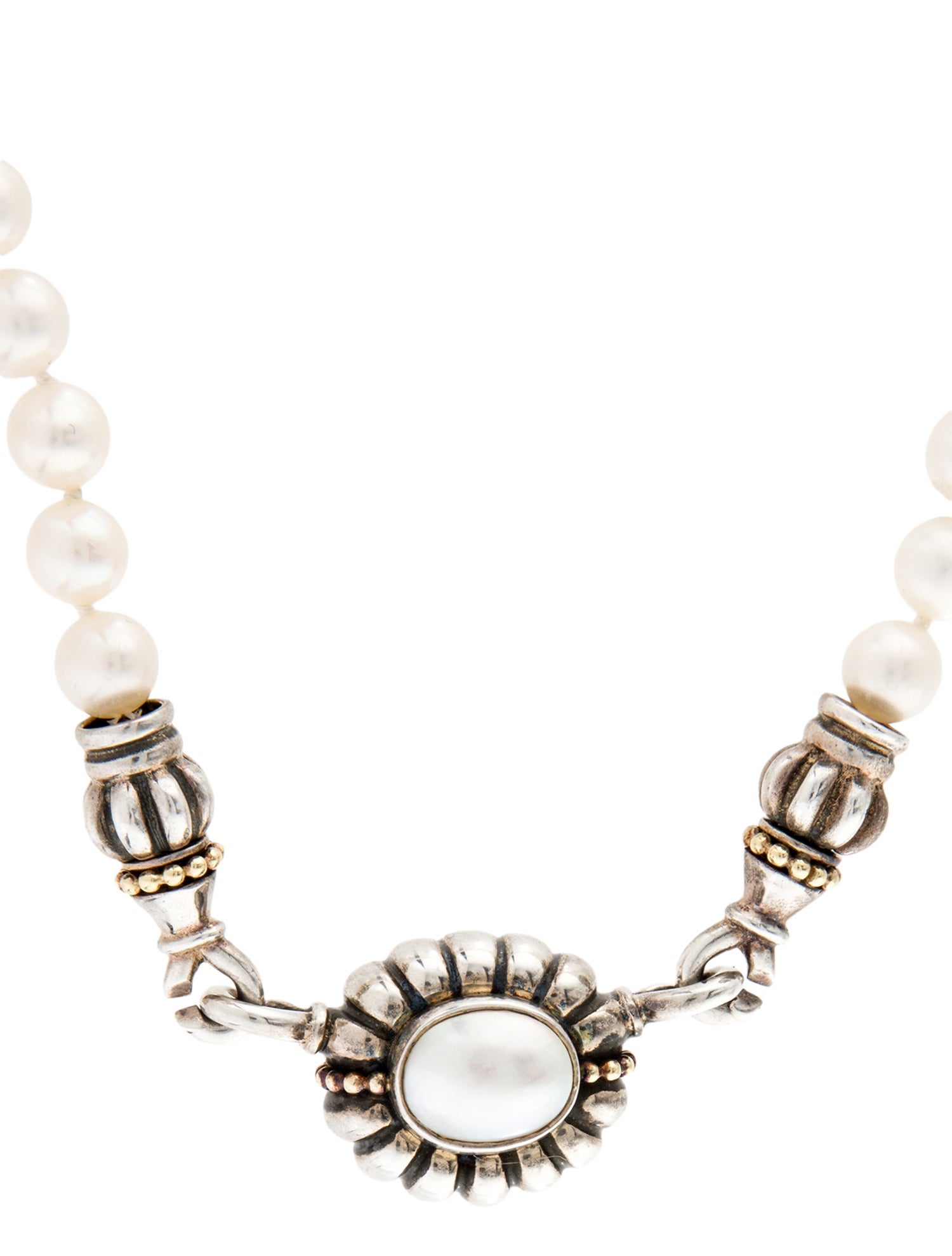 Lagos Pearl Collar Necklace