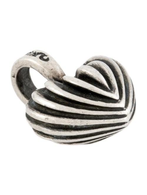 Lagos Fluted Heart Pendant