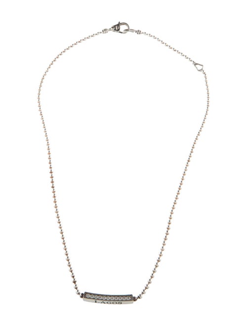 Lagos Diamond Small Station Beaded Necklace