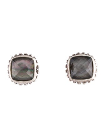 Lagos Mother of Pearl & Quartz Doublet Venus Stud Earrings