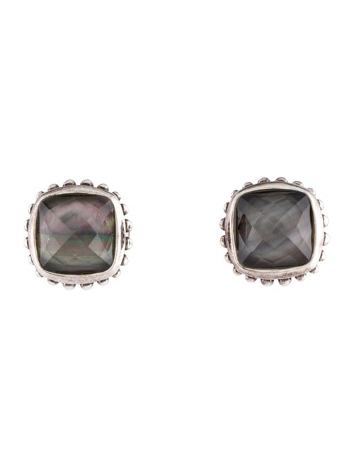 Lagos Mother of Pearl & Quartz Doublet Venus Stud Earrings