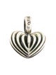 Lagos Fluted Heart Pendant