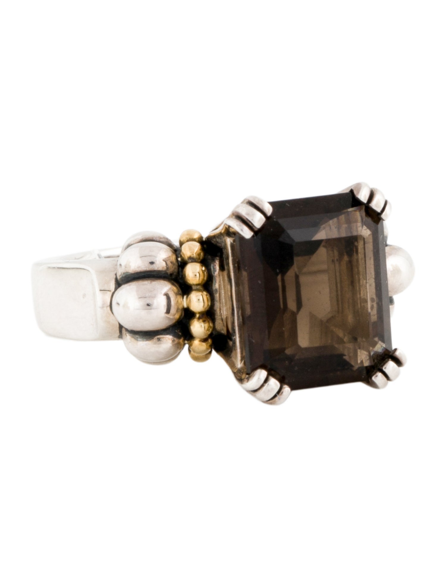 Lagos Smoky Quartz Glacier Cocktail Ring