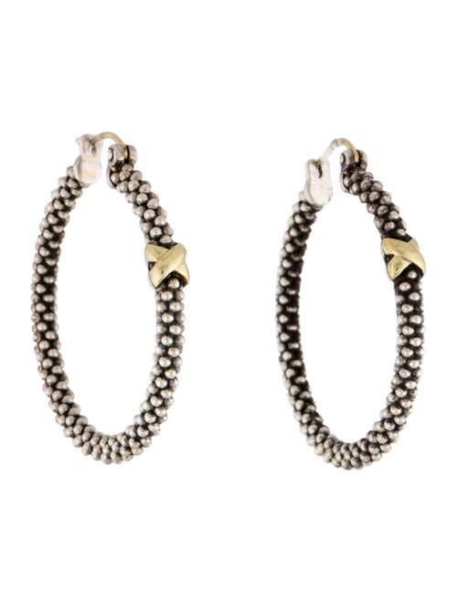 Lagos X Caviar Hoop Earrings