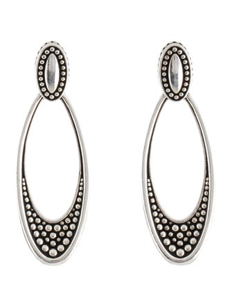 Lagos Elongated Oval Drop Earrings