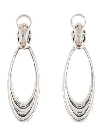 Lagos Elongated Oval Drop Earrings