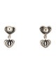 Lagos Fluted Heart Drop Earrings