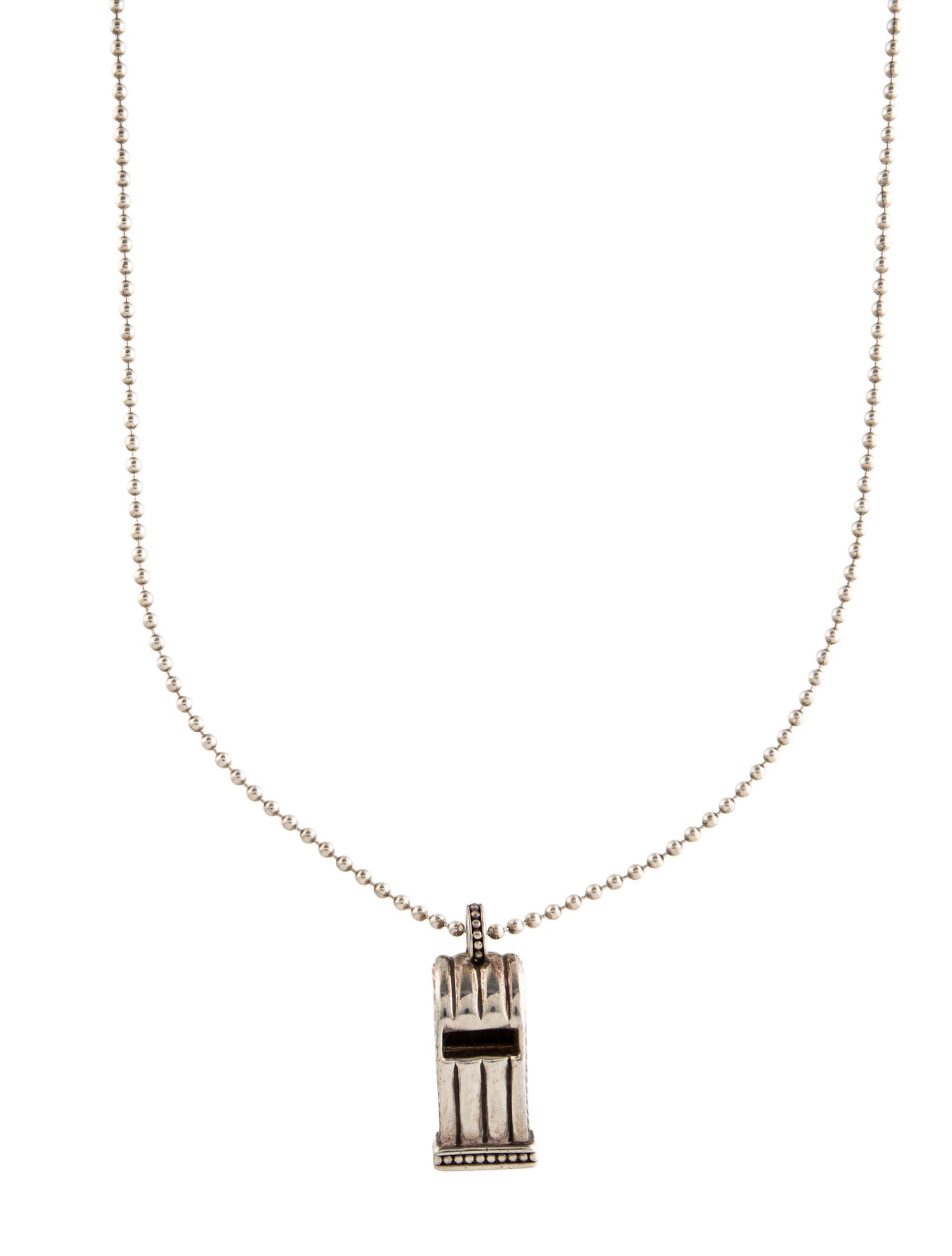 Lagos Whistle Pendant Necklace