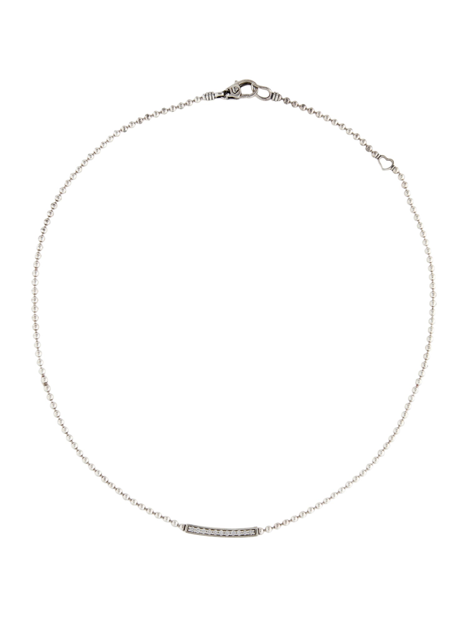 Lagos Diamond Small Station Beaded Necklace