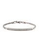 Lagos Diamond Bar Station Bead Chain Bracelet
