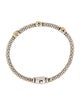 Lagos Two-Tone Three-Station X Caviar Bracelet