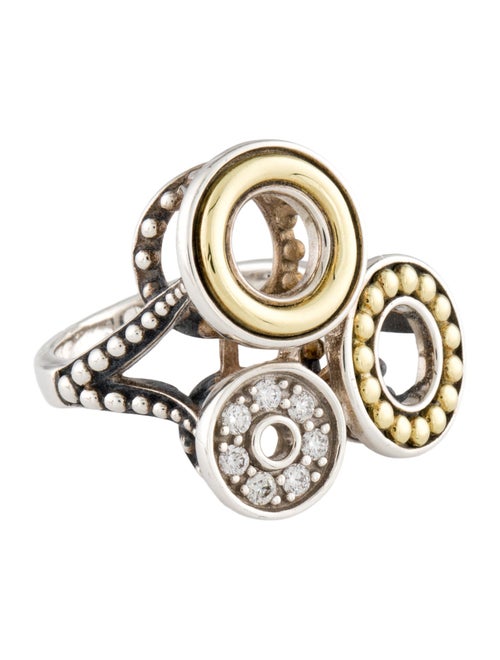 Lagos Diamond Enso Circle Ring