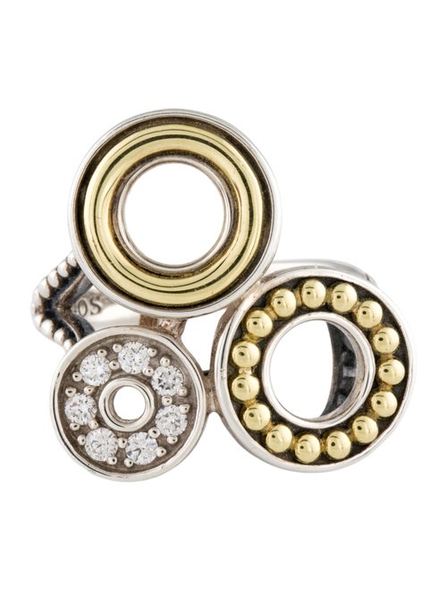 Lagos Diamond Enso Circle Ring