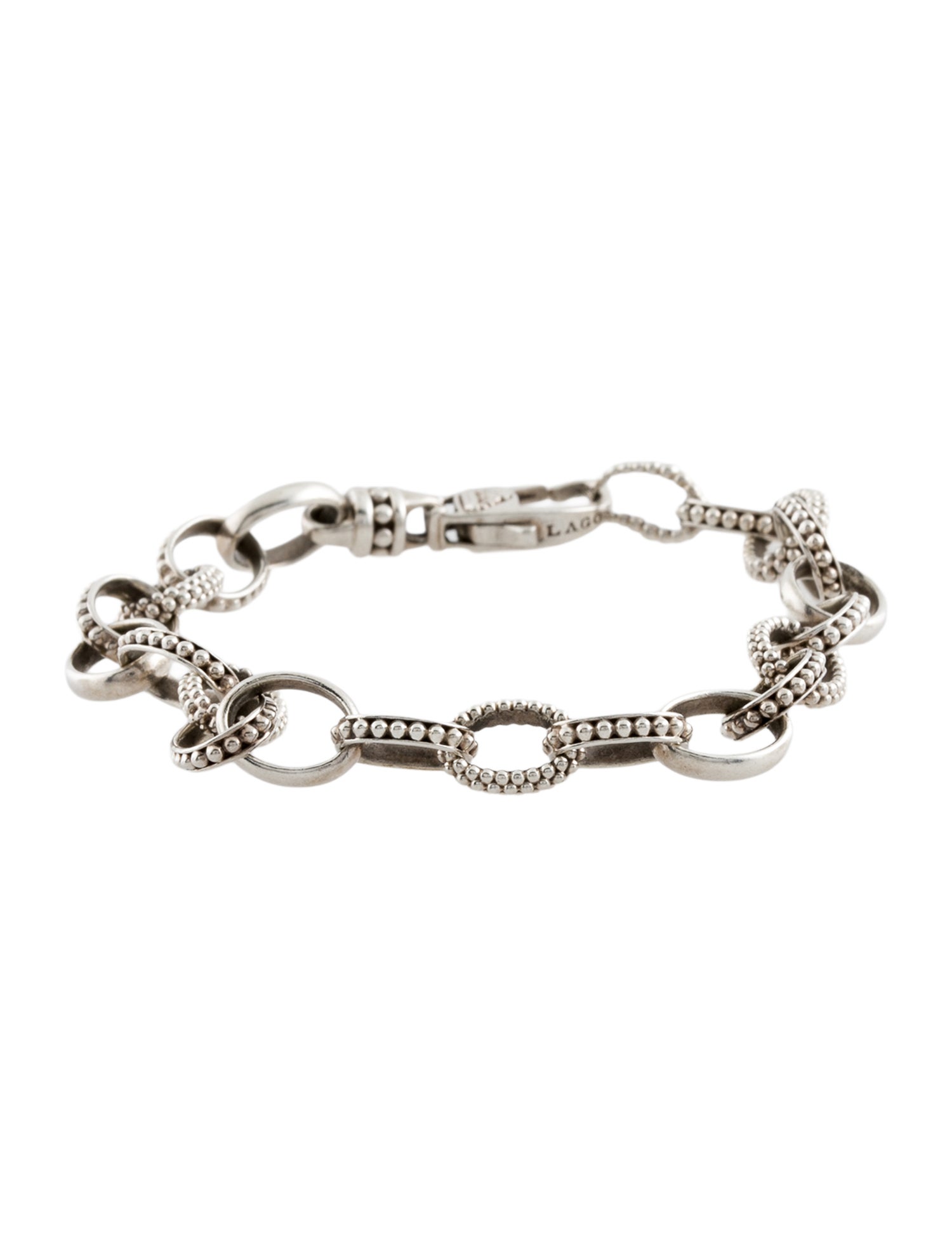Lagos Caviar Oval Link Bracelet