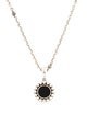 Lagos Onyx Maya Small Circle Pendant Necklace