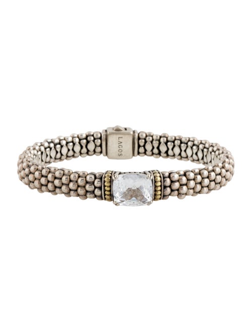 Lagos Topaz Station Caviar Bracelet