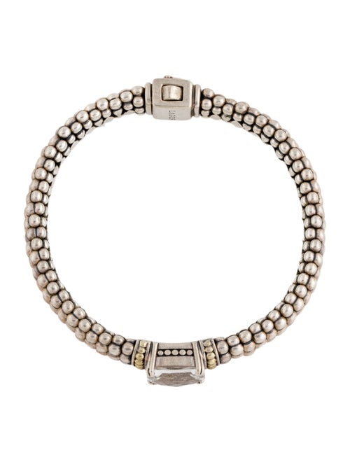Lagos Topaz Station Caviar Bracelet