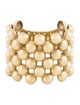 Lagos 18K Caviar Wide Beaded Ring