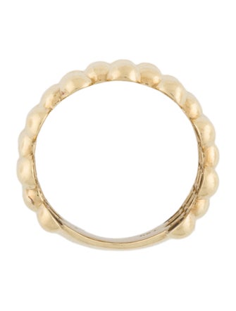 Lagos 18K Caviar Wide Beaded Ring