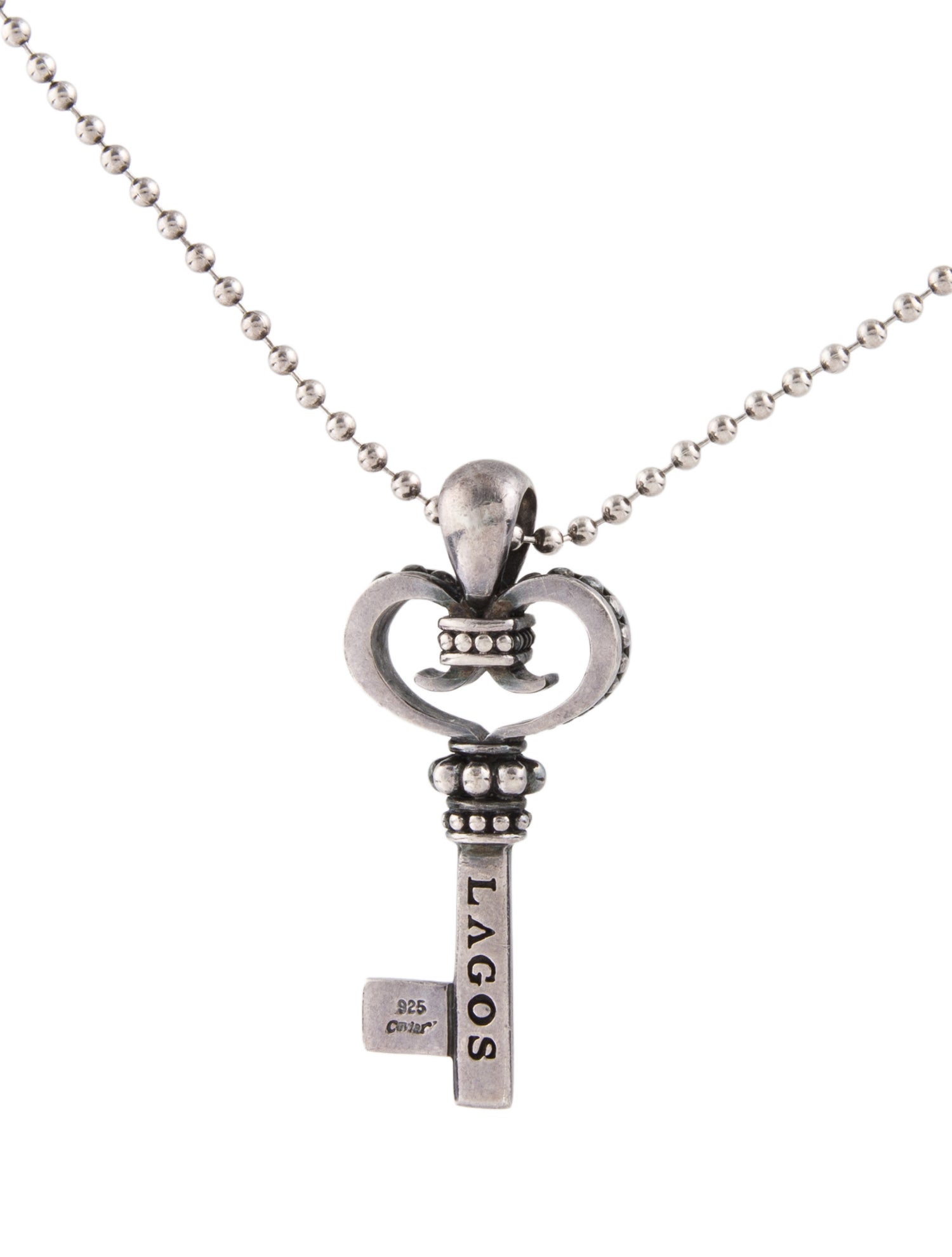 Lagos Key Pendant Necklace