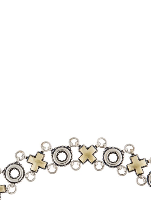 Lagos Two-Tone " XO" Collar Necklace