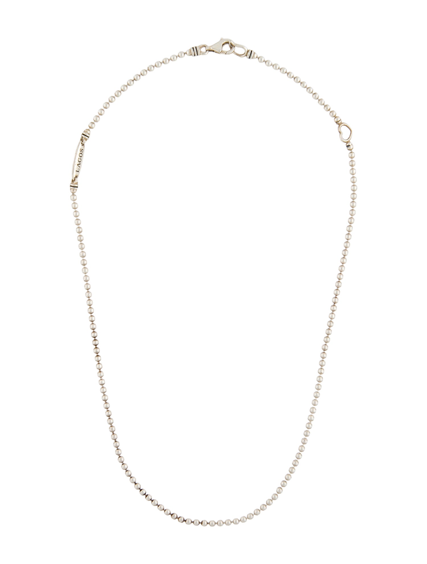 Lagos Signature Caviar Beaded Necklace