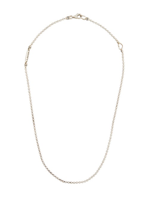 Lagos Signature Caviar Beaded Necklace