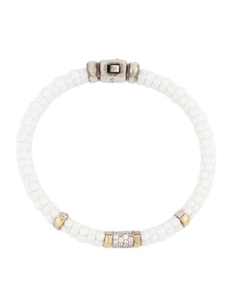 Lagos Ceramic & Diamond Station Bracelet