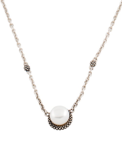 Lagos Pearl Luna Station Necklace