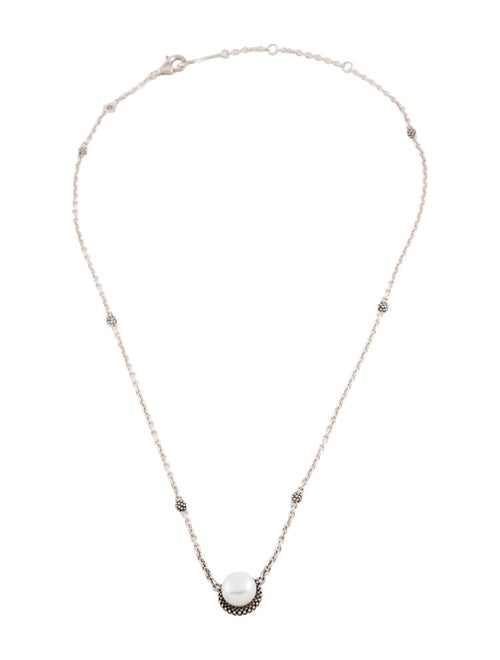 Lagos Pearl Luna Station Necklace