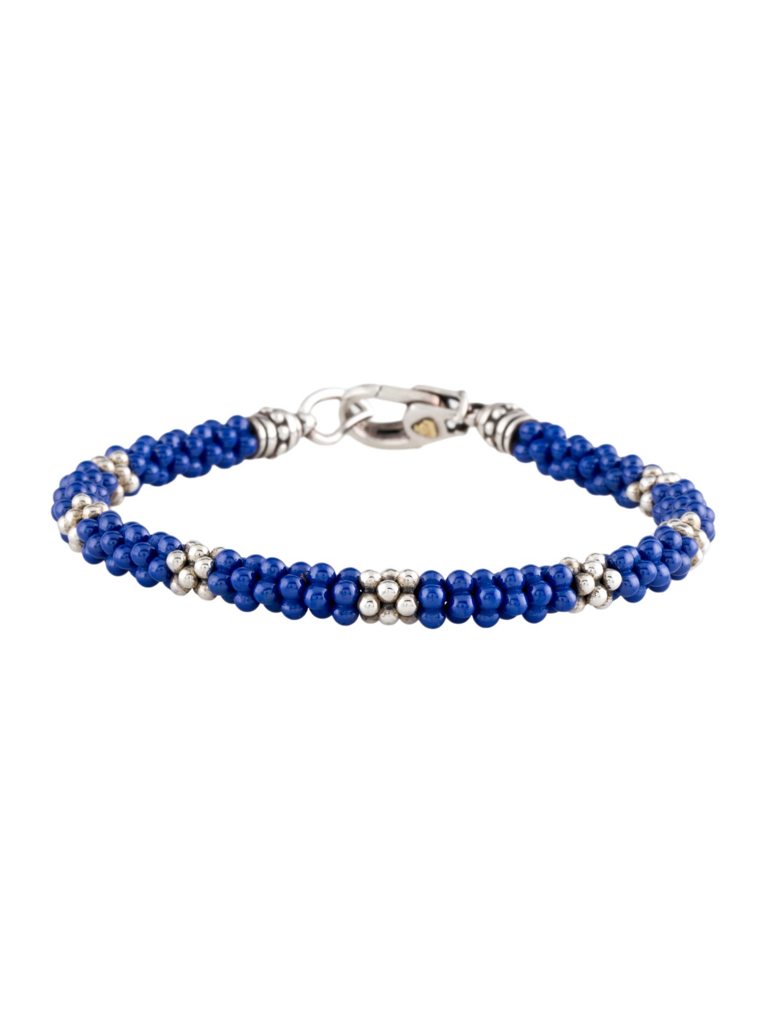 Lagos Ceramic Ultramarine Station Bracelet