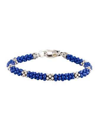 Lagos Ceramic Ultramarine Station Bracelet