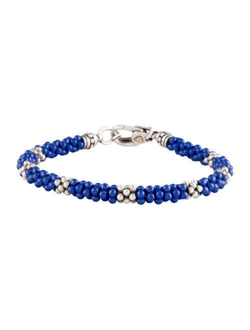 Lagos Ceramic Ultramarine Station Bracelet