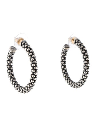 Lagos Beaded Hoop Earrings