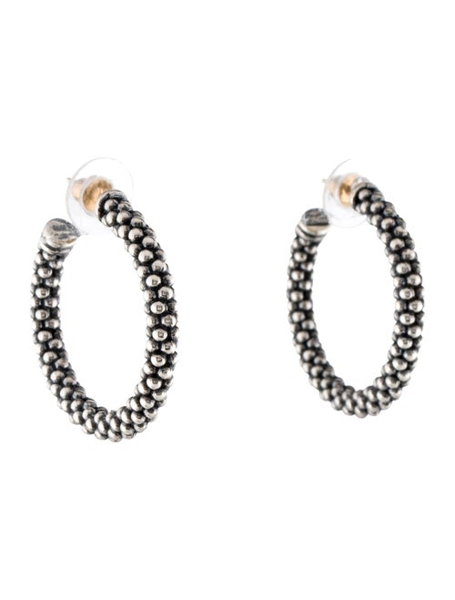 Lagos Beaded Hoop Earrings
