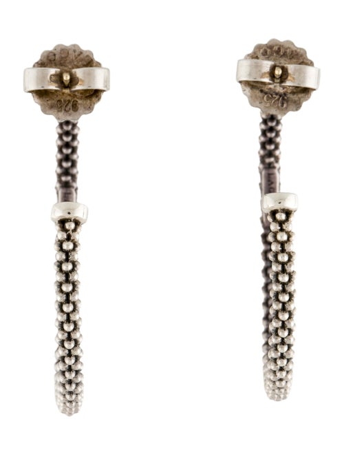 Lagos Large Caviar Hoop Earrings